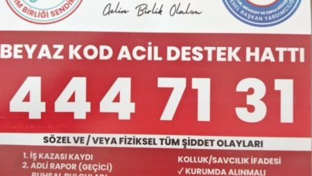 Hekim Birliği Beyaz Kod Acil Hukuk Destek Hattı Hizmette